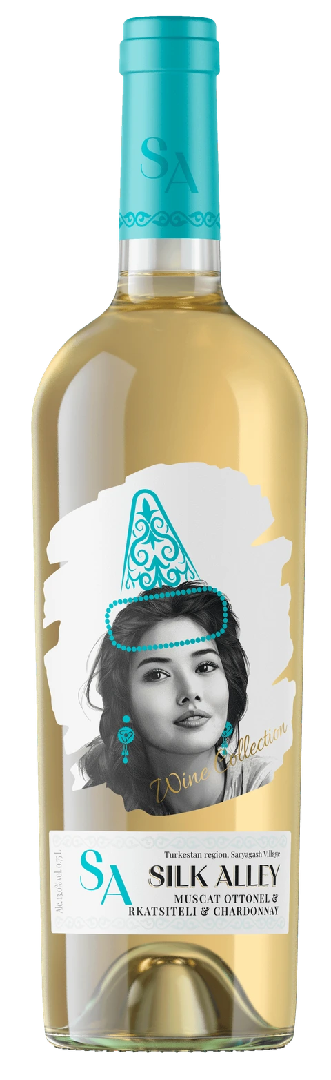 Бутылка вина «Creative Muscat Ottonel / Rkatsiteli / Chardonnay»
